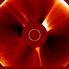 Image of solar wind