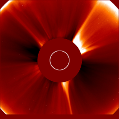 Image of solar wind