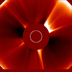 Image of solar wind