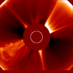 Image of solar wind