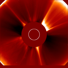 Image of solar wind