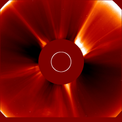 Image of solar wind