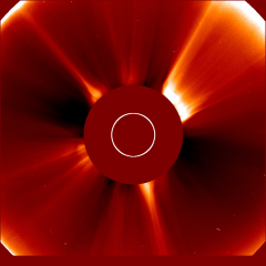 Image of solar wind