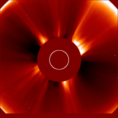 Image of solar wind