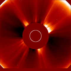 Image of solar wind