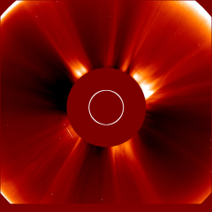 Image of solar wind