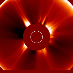 Image of solar wind