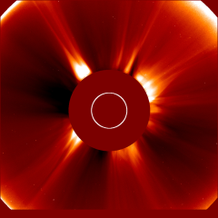 Image of solar wind