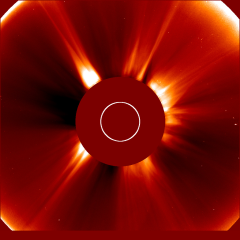 Image of solar wind