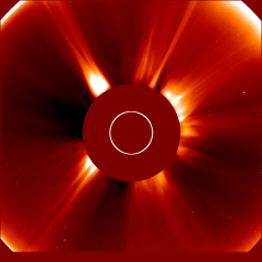 Image of solar wind