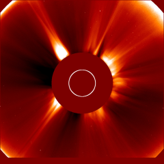 Image of solar wind