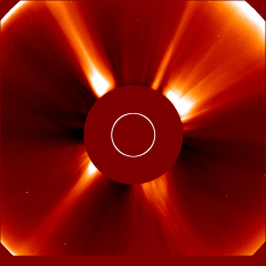 Image of solar wind