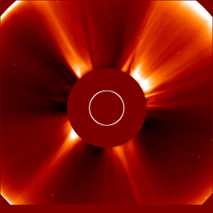 Image of solar wind