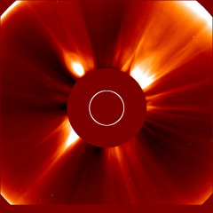 Image of solar wind