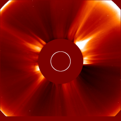 Image of solar wind