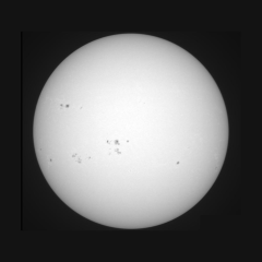 Image of Sun's photosphere