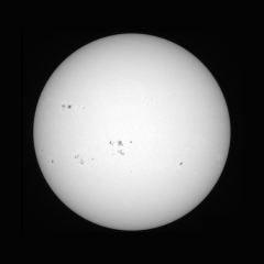 Image of Sun's photosphere