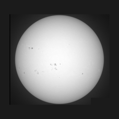 Image of Sun's photosphere