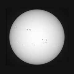 Image of Sun's photosphere