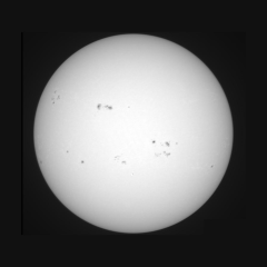 Image of Sun's photosphere