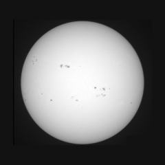 Image of Sun's photosphere