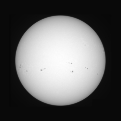 Image of Sun's photosphere