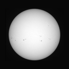 Image of Sun's photosphere