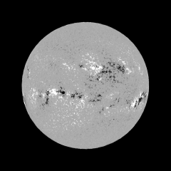 Image of Sun's magnetic field