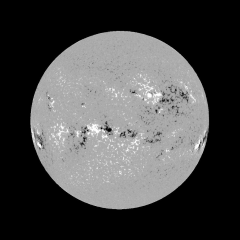 Image of Sun's magnetic field