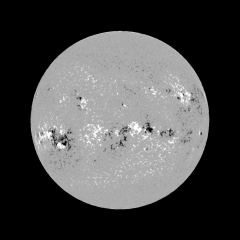 Image of Sun's magnetic field