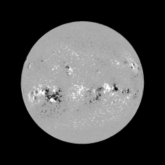 Image of Sun's magnetic field