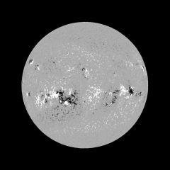 Image of Sun's magnetic field