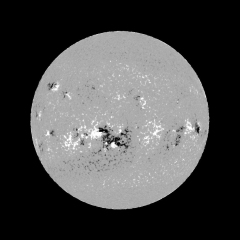 Image of Sun's magnetic field