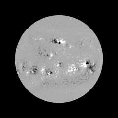 Image of Sun's magnetic field