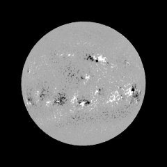 Image of Sun's magnetic field