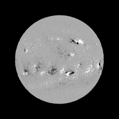 Image of Sun's magnetic field