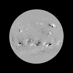 Image of Sun's magnetic field