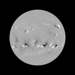 Image of Sun's magnetic field