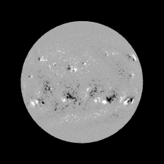 Image of Sun's magnetic field