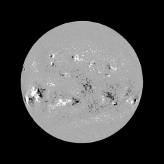 Image of Sun's magnetic field