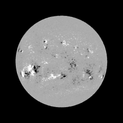 Image of Sun's magnetic field