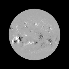 Image of Sun's magnetic field