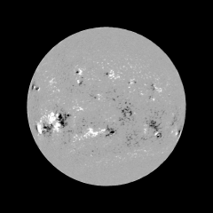 Image of Sun's magnetic field