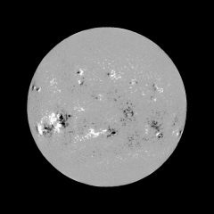 Image of Sun's magnetic field