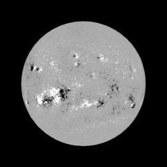 Image of Sun's magnetic field