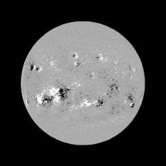 Image of Sun's magnetic field