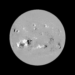 Image of Sun's magnetic field