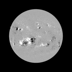 Image of Sun's magnetic field