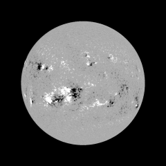 Image of Sun's magnetic field