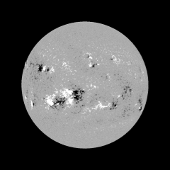 Image of Sun's magnetic field